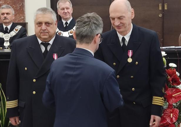 Medal Złoty za długoletnią służbę - dr inż. Andrzej Łuksza