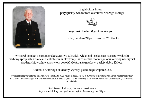 mgr inż. Jacek Wyszkowski